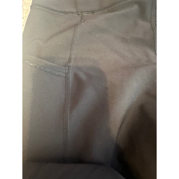Lululemon Run Leggings Reflective Dot Cropped scalloped Athletic Pants Pockets 4 - Picture 10 of 12